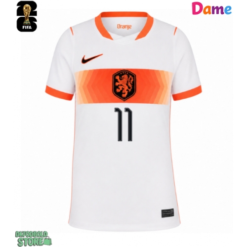 Holland Cody Gakpo #11 Replika Udebanetrøje Dame VM 2026 Kortærmet